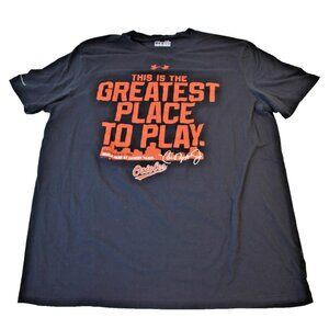 Baltimore Orioles Under Armour Heat Gear XL Universal T-Shirt Camden Yards
